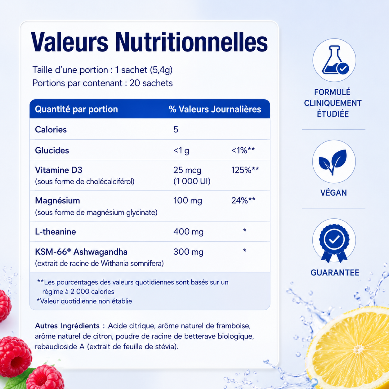 Boisson calmante du cortisol (Essai gratuit)